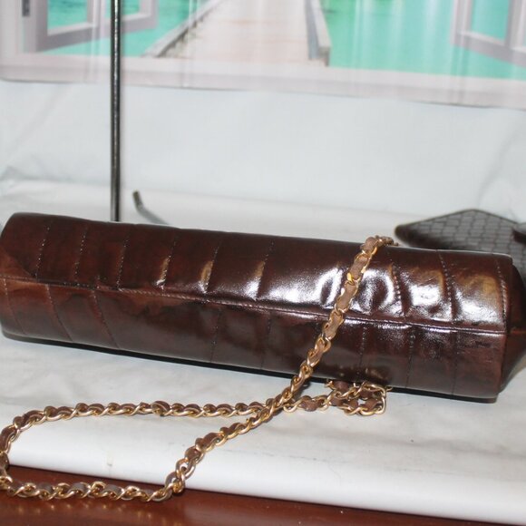 Vintage Mr Joy Italy Quilted Leather Shoulder Purse + Intricco Woven Wallet Set - Picture 6 of 9